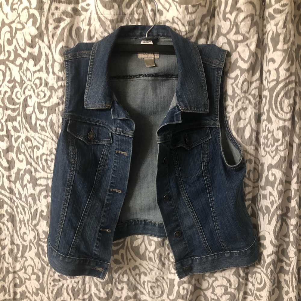 Loft denim vest